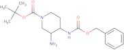 tert-Butyl (3R,4S)-3-amino-4-(((benzyloxy)carbonyl)amino)piperidine-1-carboxylate