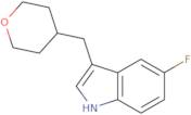 5-Fluoro-3-((tetrahydro-2H-pyran-4-yl)methyl)-1H-indole