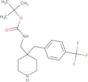 tert-Butyl ((4-(4-(trifluoromethyl)benzyl)piperidin-4-yl)methyl)carbamate