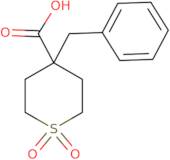 4-Benzyl-1,1-dioxo-1lambda(6)-thiane-4-carboxylic acid