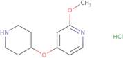 2-Methoxy-4-(piperidin-4-yloxy)pyridine hydrochloride