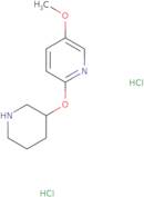 5-Methoxy-2-(piperidin-3-yloxy)pyridine dihydrochloride