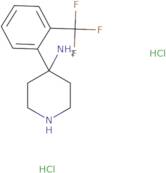 4-[2-(Trifluoromethyl)phenyl]piperidin-4-amine dihydrochloride