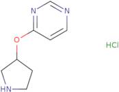 4-(Pyrrolidin-3-yloxy)pyrimidine hydrochloride