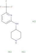 N-Piperidin-4-yl-6-(trifluoromethyl)pyridin-2-amine trihydrochloride