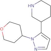 3-[1-(Oxan-4-yl)-1H-pyrazol-5-yl]piperidine