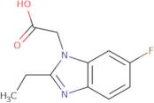 2-(2-Ethyl-6-fluoro-1H-1,3-benzodiazol-1-yl)acetic acid