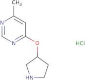 4-Methyl-6-(pyrrolidin-3-yloxy)pyrimidine hydrochloride