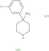 4-(3-Chlorophenyl)piperidin-4-amine dihydrochloride