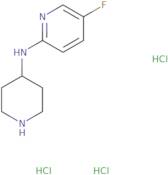 5-Fluoro-N-(piperidin-4-yl)pyridin-2-amine trihydrochloride