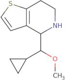 4-(Cyclopropyl(methoxy)methyl)-4,5,6,7-tetrahydrothieno[3,2-c]pyridine