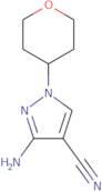 3-Amino-1-(tetrahydro-2H-pyran-4-yl)-1H-pyrazole-4-carbonitrile
