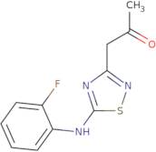 1-[5-(2-Fluoro-phenylamino)-[1,2,4]thiadiazol-3-yl]-propan-2-one