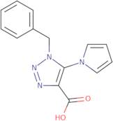 1-Benzyl-5-(1H-pyrrol-1-yl)-1H-1,2,3-triazole-4-carboxylic acid