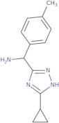 (5-Cyclopropyl-1H-1,2,4-triazol-3-yl)(p-tolyl)methanamine