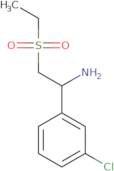 1-(3-Chlorophenyl)-2-(ethylsulfonyl)ethanamine