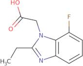 2-(2-Ethyl-7-fluoro-1H-1,3-benzodiazol-1-yl)acetic acid