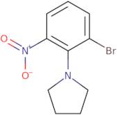 3-Bromo-2-(pyrrolidin-1-yl)nitrobenzene