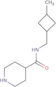 N-((3-Methylcyclobutyl)methyl)piperidine-4-carboxamide