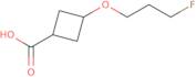 3-(3-Fluoropropoxy)cyclobutanecarboxylic acid