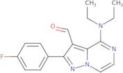 4-(Diethylamino)-2-(4-fluorophenyl)pyrazolo[1,5-a]pyrazine-3-carbaldehyde