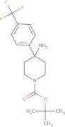 tert-Butyl 4-amino-4-[4-(trifluoromethyl)phenyl]piperidine-1-carboxylate