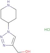 [1-(Piperidin-4-yl)-1H-1,2,3-triazol-4-yl]methanol hydrochloride