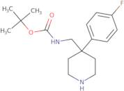 tert-Butyl ((4-(4-fluorophenyl)piperidin-4-yl)methyl)carbamate