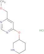 4-(Methoxymethyl)-6-(piperidin-3-yloxy)pyrimidine hydrochloride