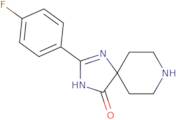 2-(4-Fluorophenyl)-1,3,8-triazaspiro[4.5]dec-1-en-4-one