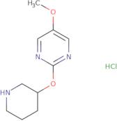 5-Methoxy-2-(piperidin-3-yloxy)pyrimidine hydrochloride