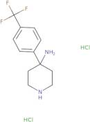 4-[4-(Trifluoromethyl)phenyl]piperidin-4-amine dihydrochloride