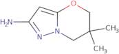 6,6-Dimethyl-6,7-dihydro-5H-pyrazolo[5,1-b][1,3]oxazin-2-amine