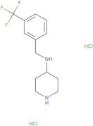 N-[[3-(Trifluoromethyl)phenyl]methyl]piperidin-4-amine dihydrochloride