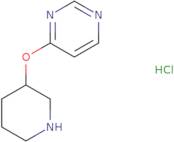 4-(Piperidin-3-yloxy)pyrimidine hydrochloride