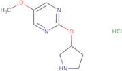 5-Methoxy-2-(pyrrolidin-3-yloxy)pyrimidine hydrochloride