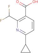 6-Cyclopropyl-2-(difluoromethyl)nicotinic acid