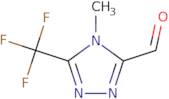 4-Methyl-5-(trifluoromethyl)-4H-1,2,4-triazole-3-carbaldehyde