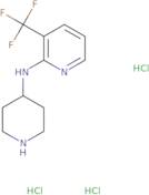 N-Piperidin-4-yl-3-(trifluoromethyl)pyridin-2-amine trihydrochloride