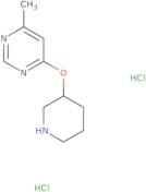 4-Methyl-6-(piperidin-3-yloxy)pyrimidine dihydrochloride