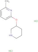 2-Methyl-6-(piperidin-3-yloxy)pyridine dihydrochloride