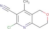 2-Chloro-4-methyl-7,8-dihydro-5H-pyrano[4,3-b]pyridine-3-carbonitrile