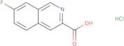 7-Fluoroisoquinoline-3-carboxylic acid hydrochloride