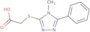 (4-Methyl-5-phenyl-4 H -[1,2,4]triazol-3-ylsulfanyl)-acetic acid