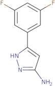 5-(3,5-Difluorophenyl)pyrazolidin-3-amine