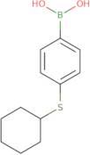 4-(Cyclohexylsulfanyl)phenylboronic acid