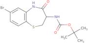 tert-Butyl N-[(3R)-7-bromo-4-oxo-2,3,4,5-tetrahydro-1,5-benzothiazepin-3-yl]carbamate