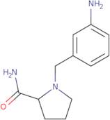 1-[(3-Aminophenyl)methyl]pyrrolidine-2-carboxamide