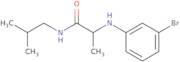 2-[(3-Bromophenyl)amino]-N-(2-methylpropyl)propanamide