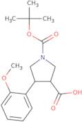 (3R,4S)-1-(tert-Butoxycarbonyl)-4-(2-methoxyphenyl)pyrrolidine-3-carboxylic acid